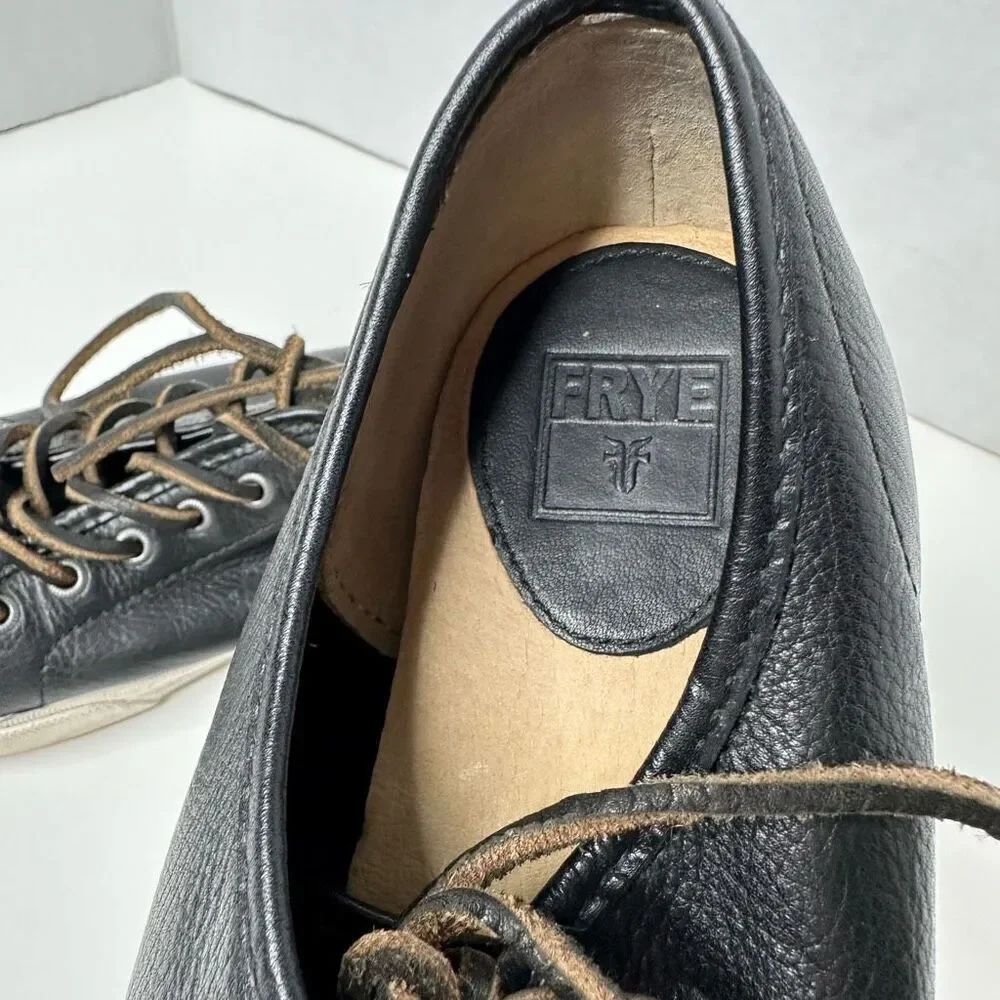 Frye Mindy‎ Low Leather Shoes Black size 7
